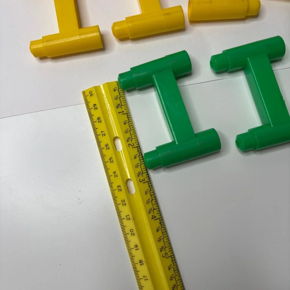 Vintage 70s Tower-ifics Building Blocks Set M-I Toys Retro Plastic Building Toy
